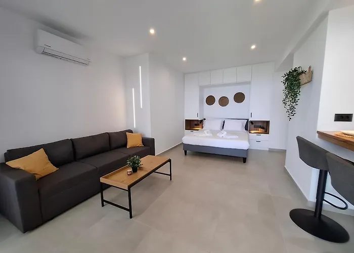 Aelios Petra Sea View Apartment 1 شقة Asgourou